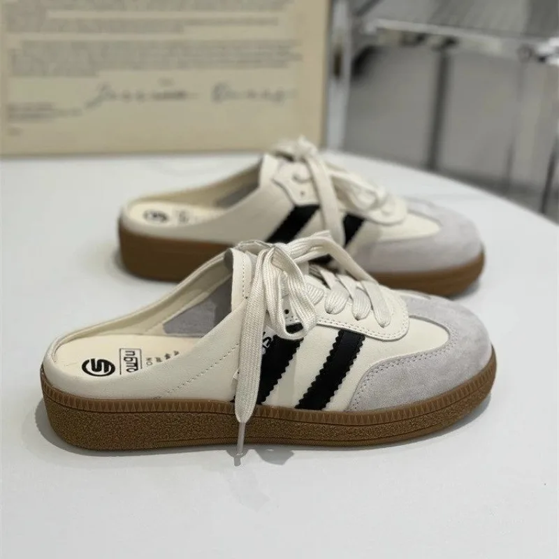 Sneaker Care Set - Kadın Katır Ayakkabı Spor Yuvarlak Ayak
