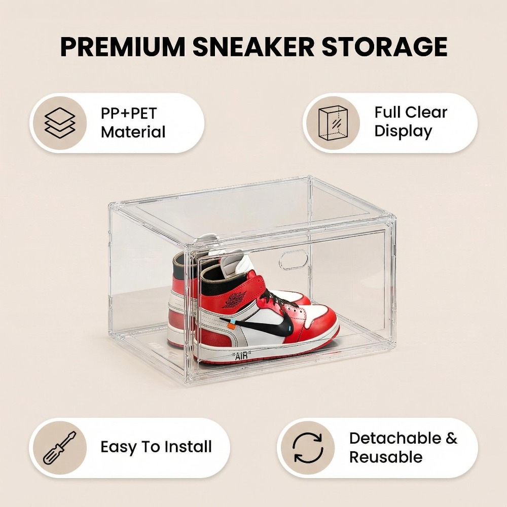 Kalınlaştırılmış Şeffaf Saklam - Sneaker Case incelemesi ve fiyatı